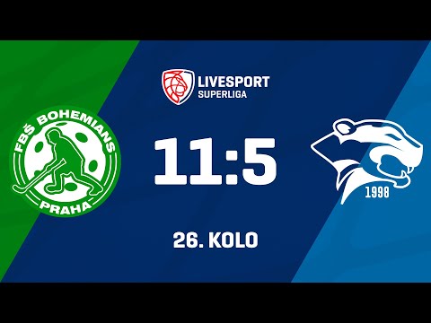 26. kolo | FbŠ Bohemians - PSG PANTHERS OTROKOVICE 11:5