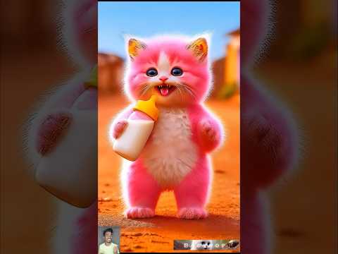 Dudi dudi dum dum 🔥 beautiful warm pink Cat 🍼😻🥰14 #cat #cute#love #dudidudidam #shortsfeed #shorts