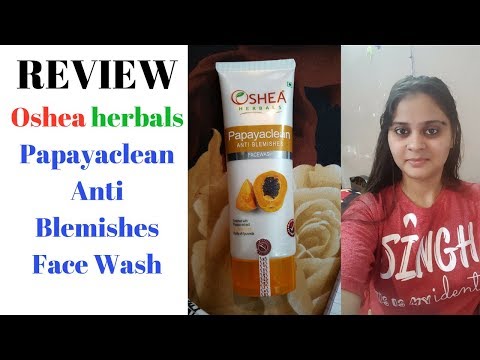 Oshea herbals papayaclean face wash review | hindi | vimpili...