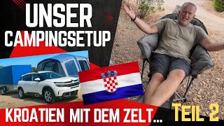 Familiencamping mit dem Zelt in Kroatien | Outwell Sundale 7PA - unser Familien-Equipment – Teil 2