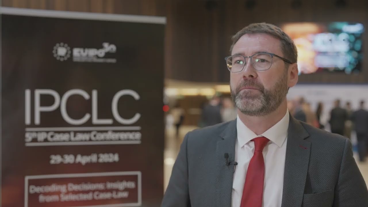 James Kelly of the Intellectual Property Office of Ireland about the 6th IP Case Law Conference 2026