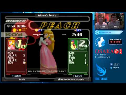 New Game+ XXIII - Mafia (Peach) vs MattDotZeb (Falco) - SSBM WSF