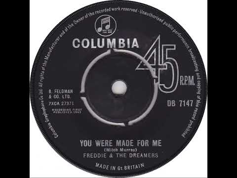 UK New Entry 1963 (240) Freddie & The Dreamers - You Were Made For Me