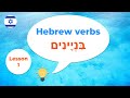 Hebrew Verbs Overview Of The Binyan System Lesson 1