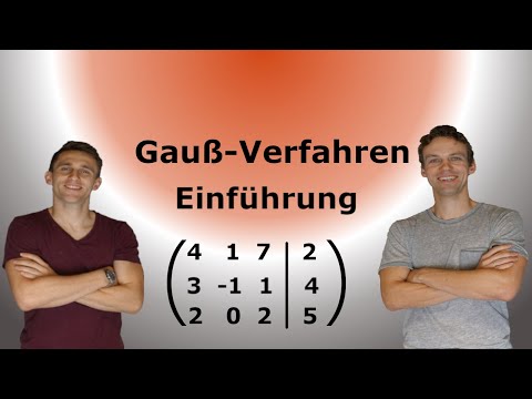 Gauß-Verfahren - Einführung, mit Aufgaben+Lösung