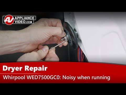 Whirlpool Dryer Repair - Noisy When Running - Drum Support Roller