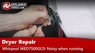 Whirlpool Dryer Repair: Noisy When Running — Drum Support Roller