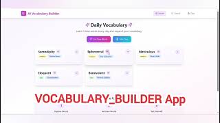 Build vocabulary every day 🧠✨