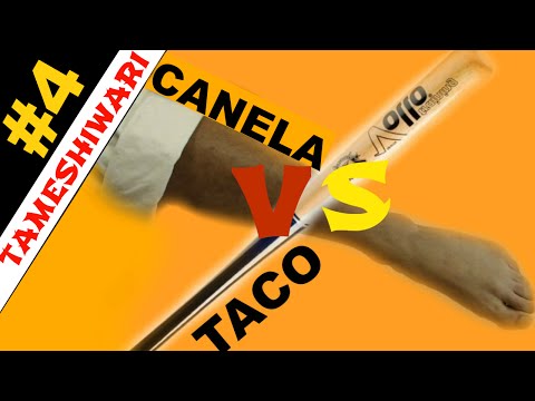 QUEBRAMENTO COM A CANELA TACO DE BASEBALL !(TAMESHIWARI)