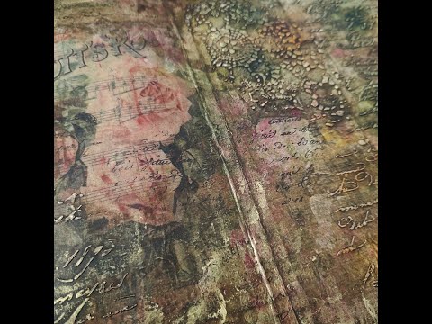 Mixed Media 101 – Episode 3 – Rice Paper Transparency & Grunge Technique