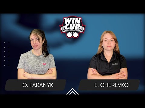 15:30 Olena Taranyk - Evelina Cherevko 07.05.2025 WINCUP Women Professional. TABLE 1
