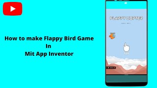 How To Make Flappy Copter Game in MIT App Inventor 2 [ Flappy Bird Game ]