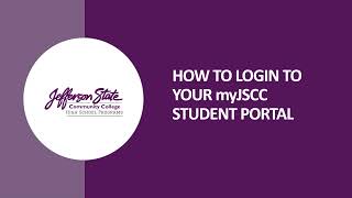How to Login to myJSCC