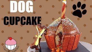 Giant Cupcake for DOGS?! How to Make a Puppy Piñata Birthday Cake with Cupcake Addiction