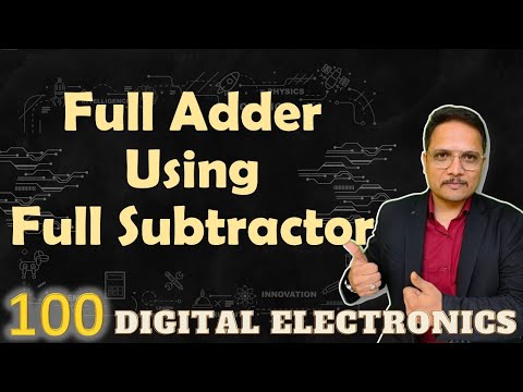 Full Adder using Full Subtractor Combinational circuit in Digital Electronics FullAdder