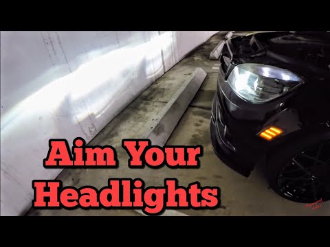 How to Align/ Aim Your Mercedes Benz Headlights