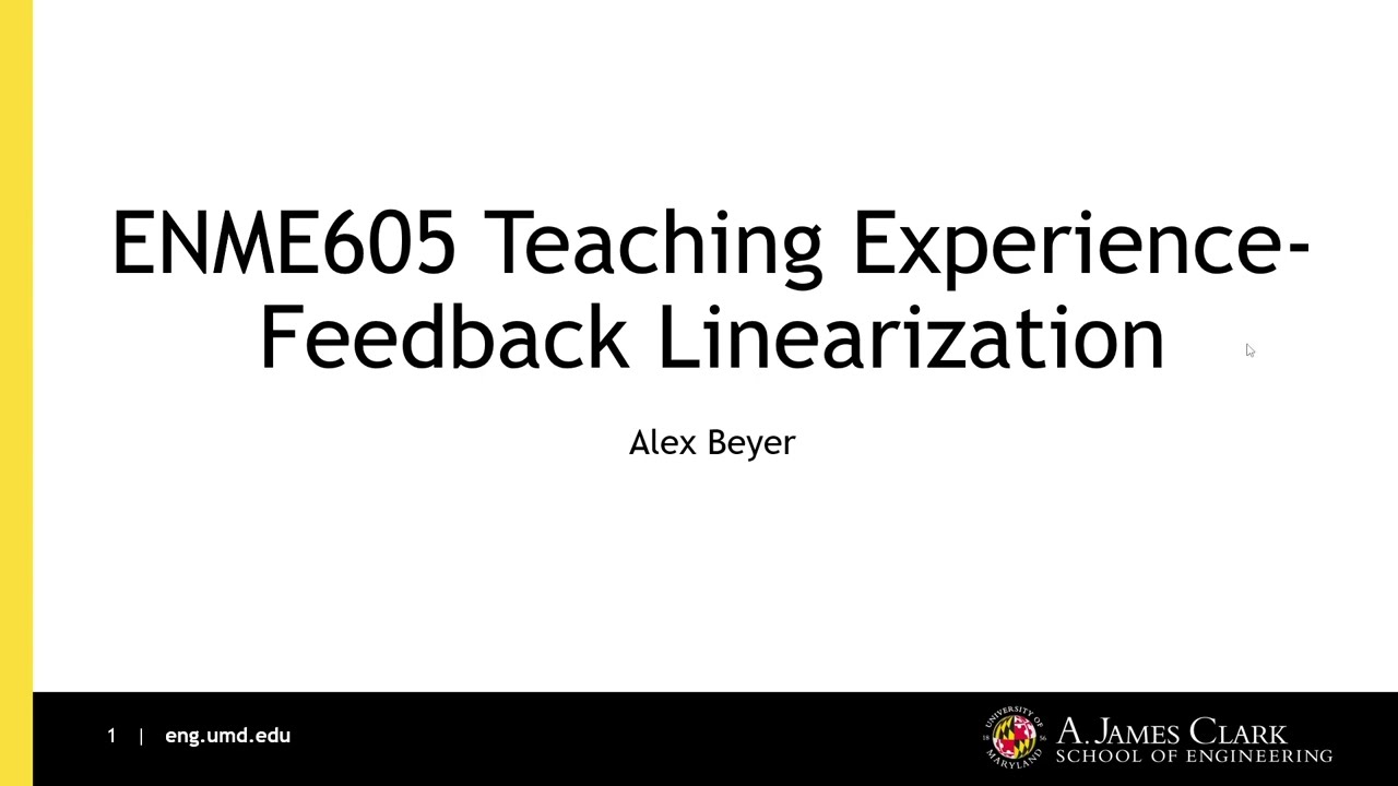 Feedback Linearization Minilecture