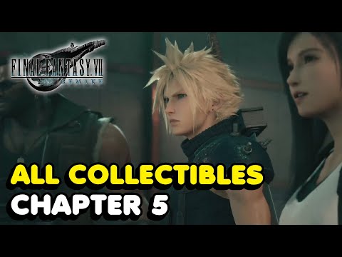 FF7: Remake - Chapter 5 All Collectibles In Final Fantasy 7 Remake