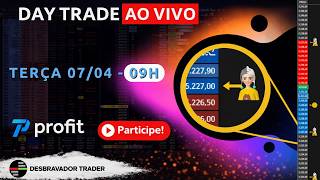 🔴 DAY TRADE AO VIVO 07/04/2026 [Dólar Futuro] 🔴