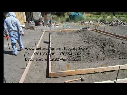 Beton Amprentat Mozacu -Argeș Tel.0761350488 -0766543767