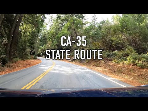 California State Route 35 Scenic Drive in 4K