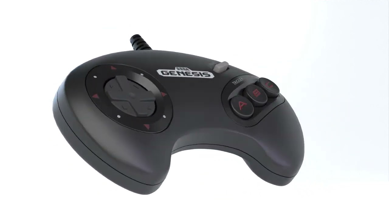 Sega Mega Drive Genesis 3D Model