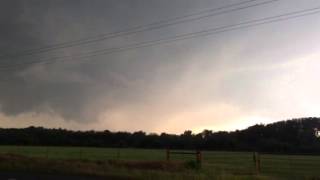 preview picture of video 'Tornado Warning in the city of Marlow OK'