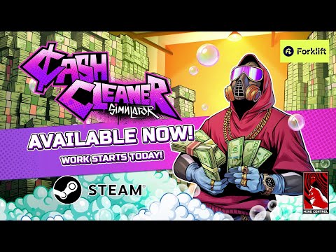 Cash Cleaner Simualtor -- Available Now on Steam