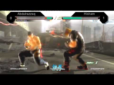 TekkenArabia T4 -  Abdulrazzaq ( Steve, Paul ) vs. Hisham ( Law ) - Round 4 W