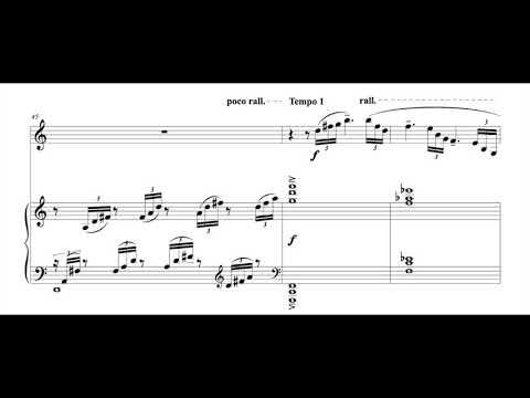 George Palmer - Sonata for Clarinet & Piano "Black, White and a little Blue" - First Movement