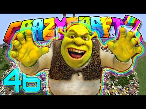 Minecraft Crazy Craft 3.0: FUN WITH MOBZILLA & SHREK! Pandora's Box Mod #46 (Modded Roleplay)