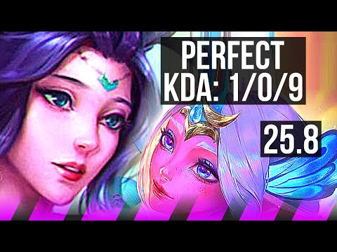 JANNA & Miss Fortune vs SORAKA & Caitlyn (SUP) | 1/0/9 | NA Grandmaster | 25.8