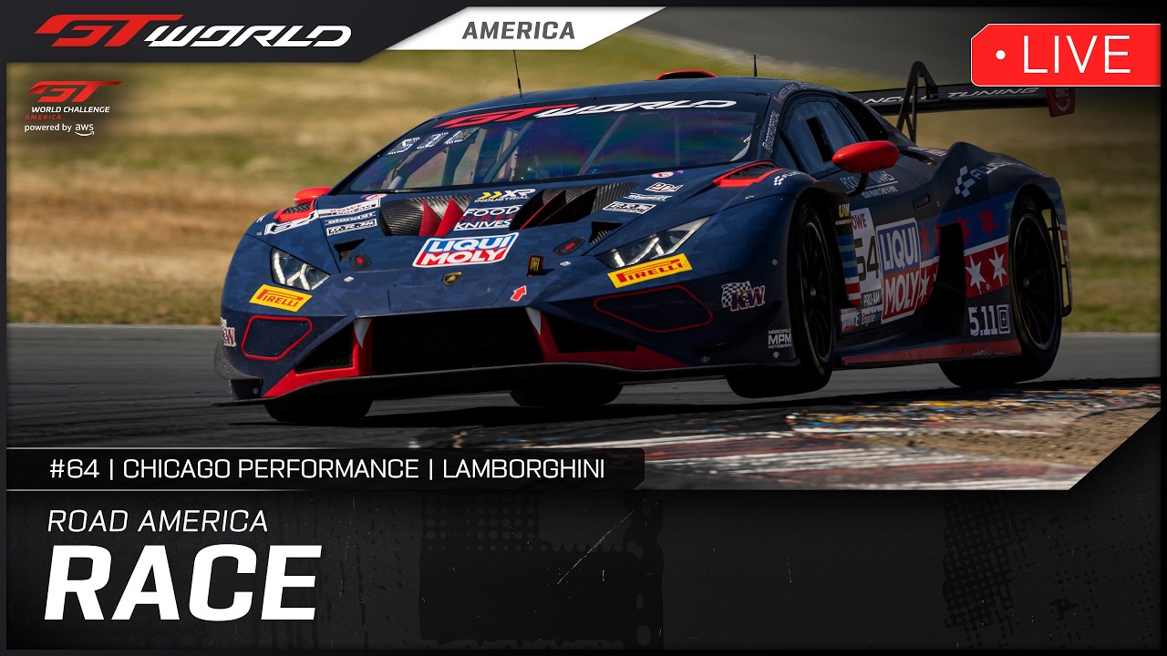 LIVE | OB CAR 64 | Race | Road America | GT World Challenge America powered by AWS 2026