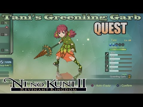 Ni No Kuni 2 - QUEST (Almost Too Good to Be True): Tani's Greenling Garb