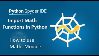 #19 Python Tutorial for Beginners | Import Math Functions in Python | How to use Math Module