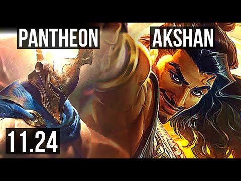PANTHEON vs AKSHAN (TOP) | Rank 7 Panth, Legendary, 14/4/6 | TR Grandmaster | 11.24