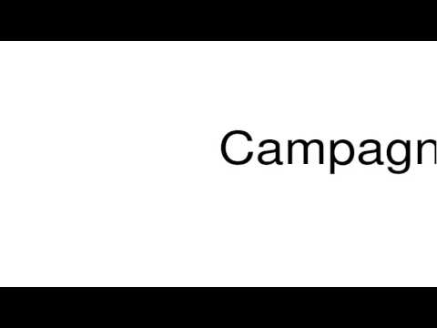 How to pronounce Campagna