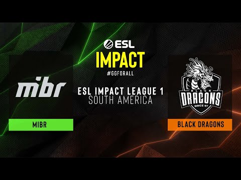 MIBR vs Black Dragons - Map 1 [Overpass] - ESL Impact League S1 - Semifinal - SA