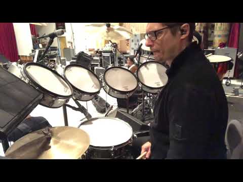 Brian Czach w/ Mannheim Steamroller rehearsing “Toccata”