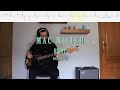 Mac Miller // Right [Bass Cover + Tabs]