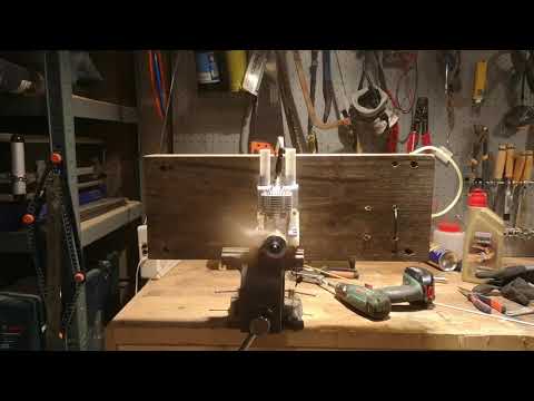 RCGF 15cc engine 2 strocke first run