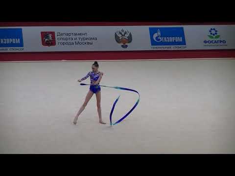 Trubnikova Dariia (RUS) ribbon  Moscow  YOG Qualification 2018