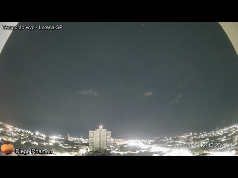Ao vivo - Céu de Lorena-SP e Serra da Mantiqueira - 10-11/12/2025