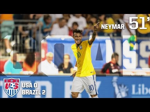 MNT vs. Brazil: Neymar Goal - Sept. 8, 2015