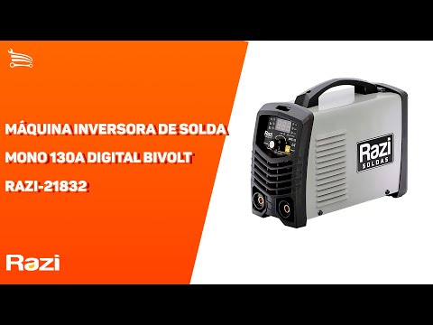 Máquina Inversora de Solda Arc130D Mono 130A Digital Bivolt - Video