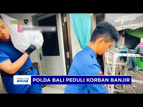 DITPOLAIRUD POLDA BALI GELAR TRAUMA HEALING DAN AKSI BERSIH LINGKUNGAN