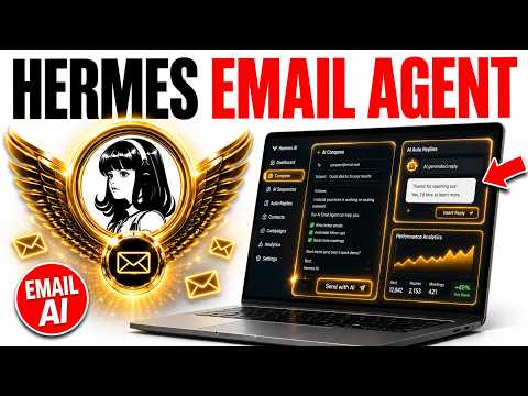 Video Thumbnail: NEW Hermes Email Agent is INSANE!