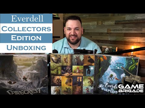 🔴 Everdell: Collector's Edition Unboxing - Pearlbrook and Spirecrest Collection