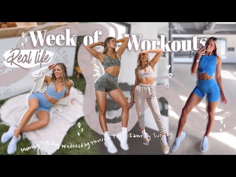 A FULL WEEK OF WORKOUTS! My Current Workout Routine