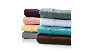 Concierge Collection Microfleece 4piece Sheet Set  Twin
